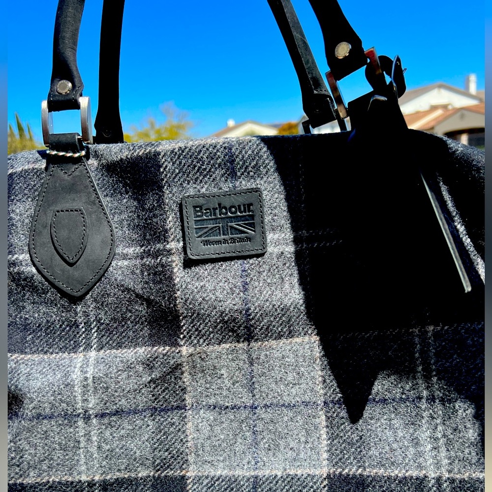 NWT Abraham Moon/Barbour collab beautiful duffle